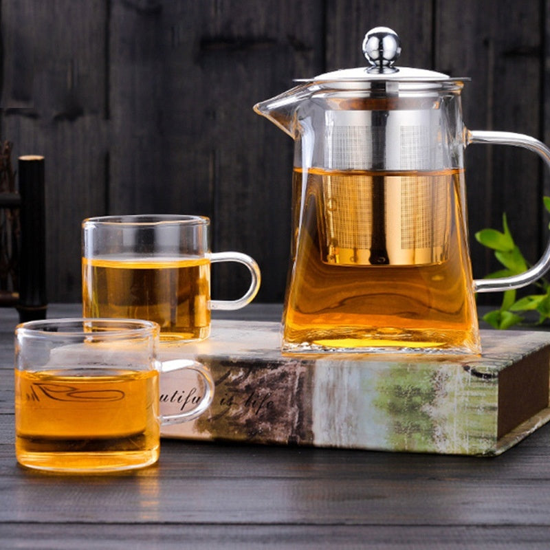 Glass Teapot Set