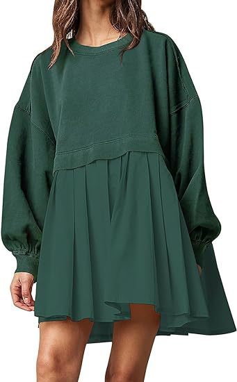 Autumn Chill Sweatshirt Dress