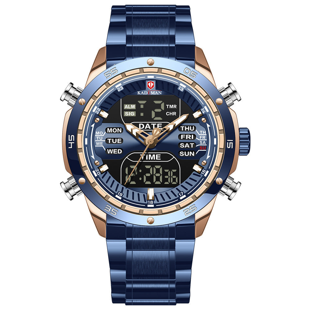 Waterproof Sports Steel Quartz Watch
