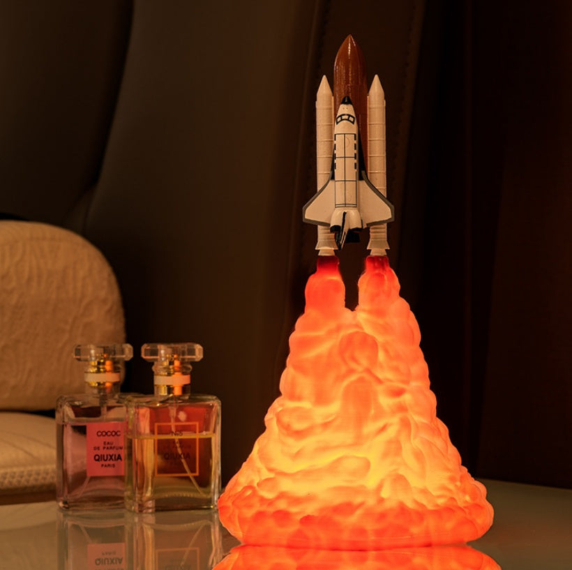 3D Rocket Space Shuttle Lamp