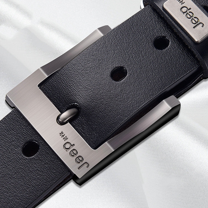 Leather Pin Buckle Casual Belt
