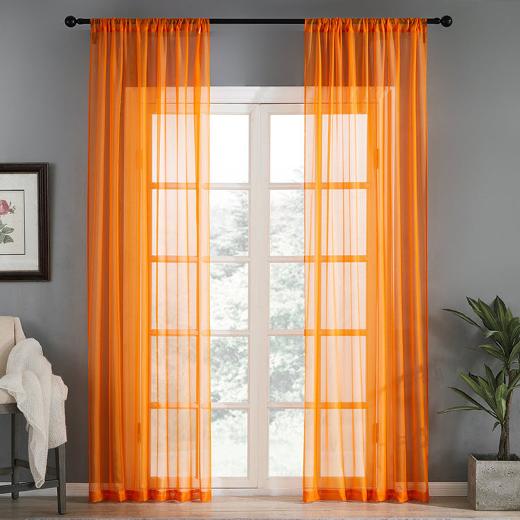 Modern Simple Cotton Linen Window Screen