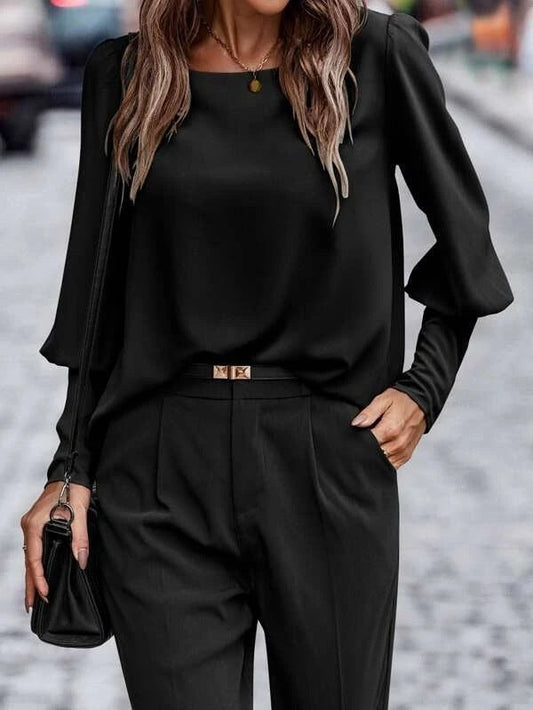 Solid Color Everyday Blouse