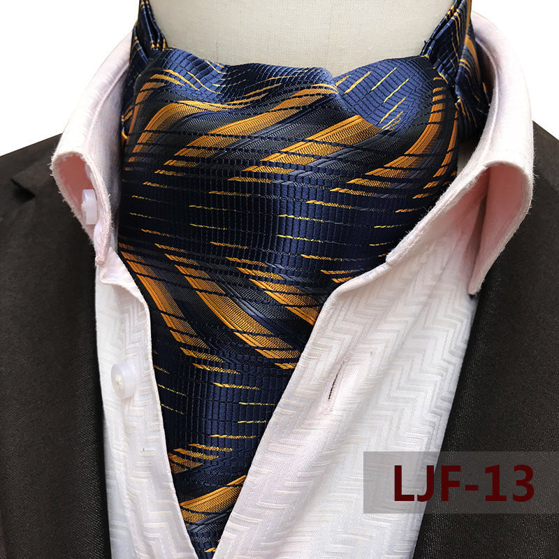 Men's Jacquard Polyester British Scarf