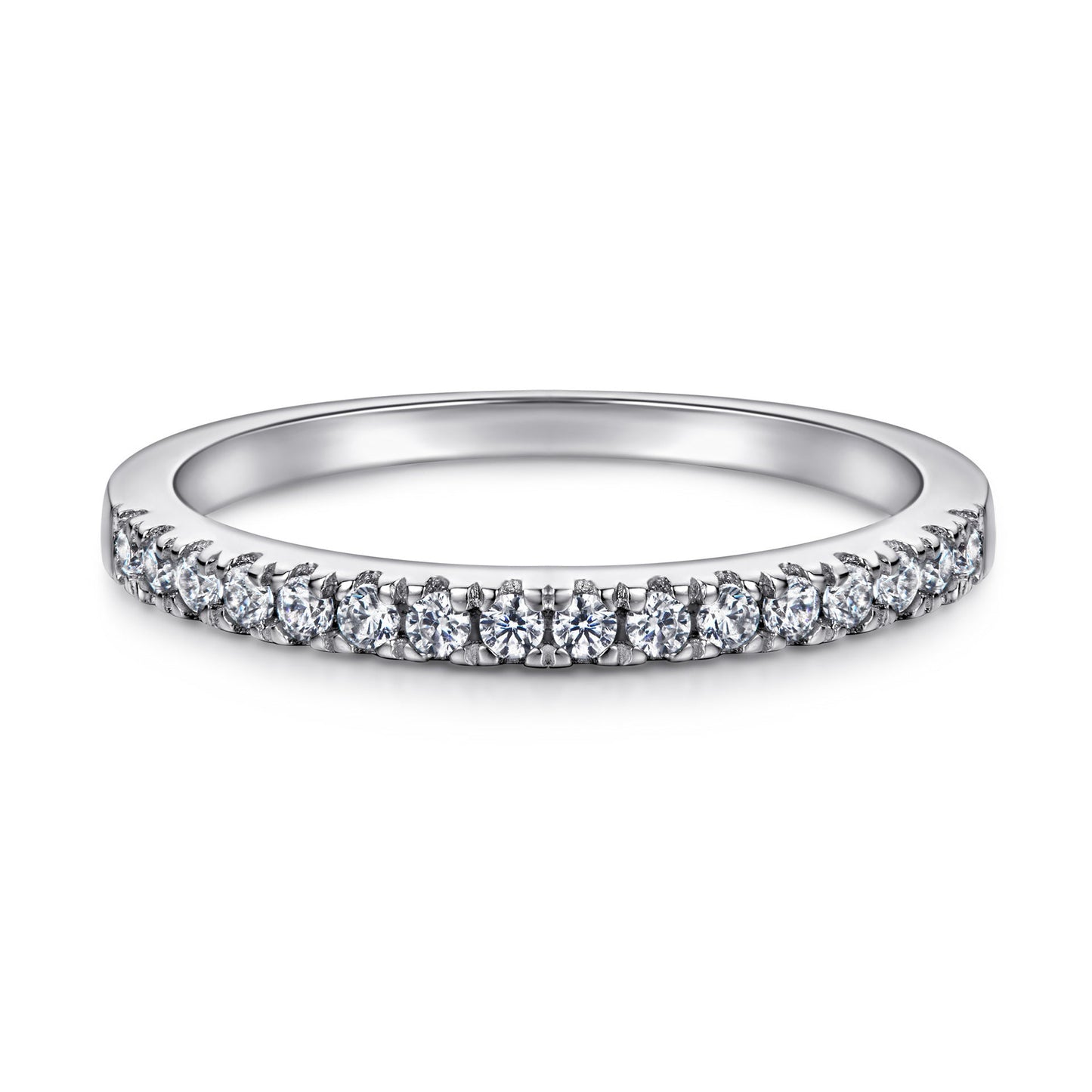 S925 Sterling Silver Stacked Dimod Ring