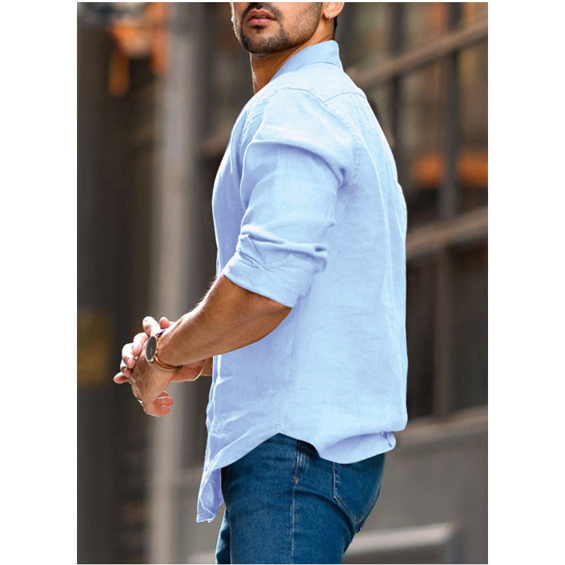 Men's Loose Popular White Shirt