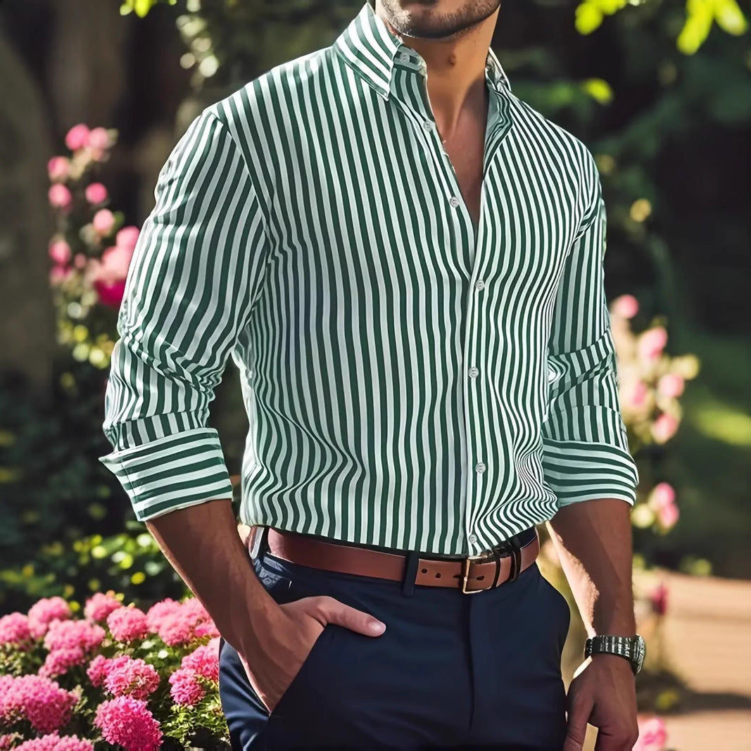 Long Sleeve Creative 3D Printed Shirt