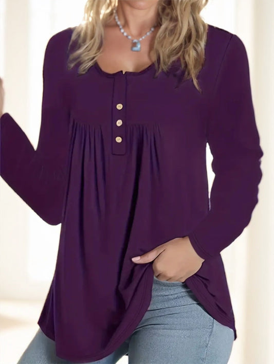 Elegant Buttoned Top