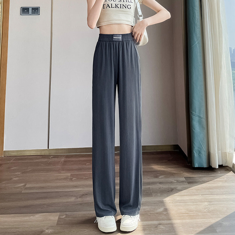 Women's Silk Wide-Leg Pants