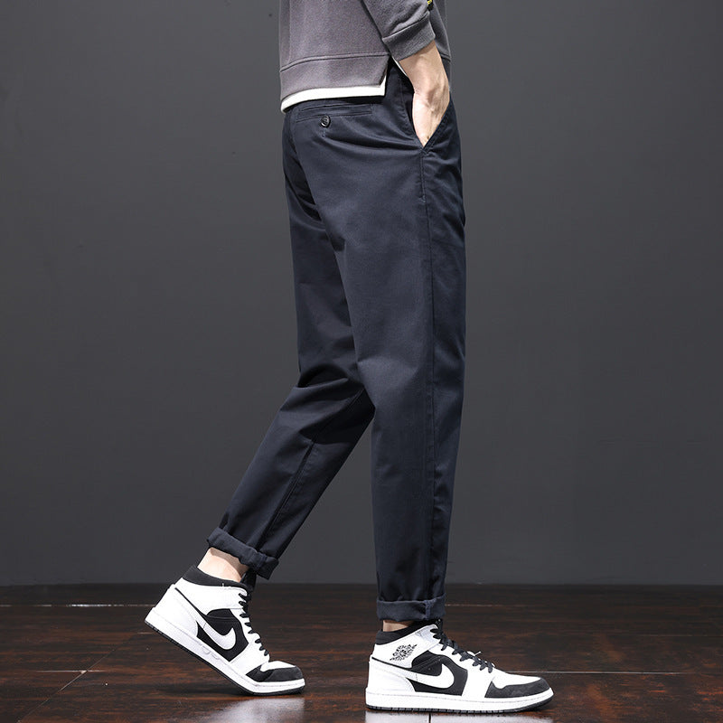 Plus Size Loose Straight Men's Pants