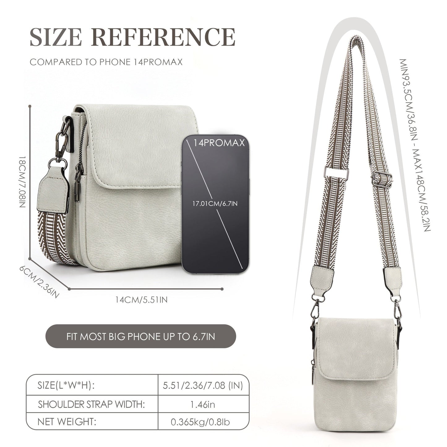 Mini Adjustable Crossbody Bag