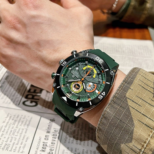 Youth Outdoor Sports Silicone Waterproof Watch