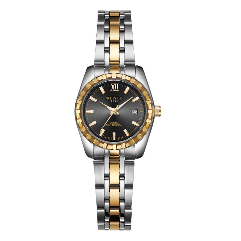 Couple Steel Band Watch