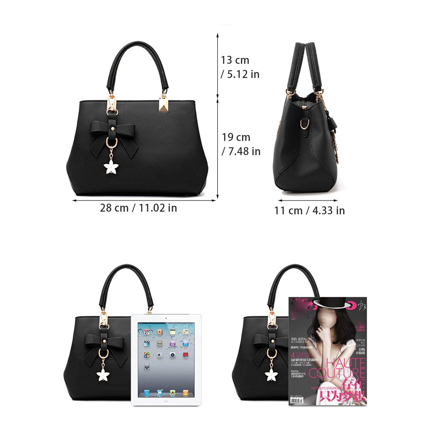 Women's Elegant Top Handle Tote