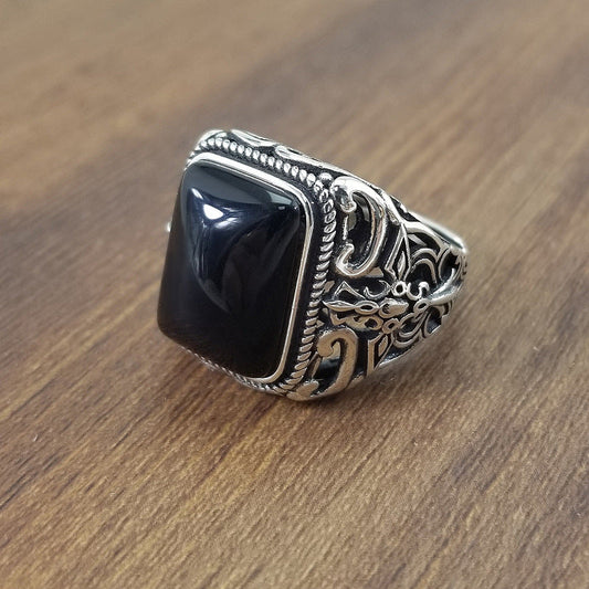 S925 Sterling Silver Men's Ring