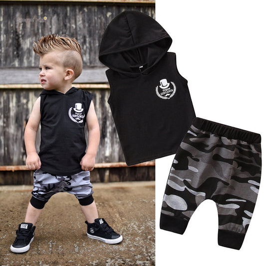 Toddler Boy Hoodie Set