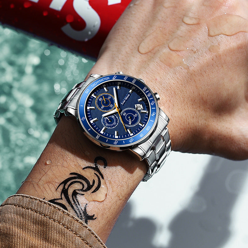 Waterproof Luminous Steel Watch
