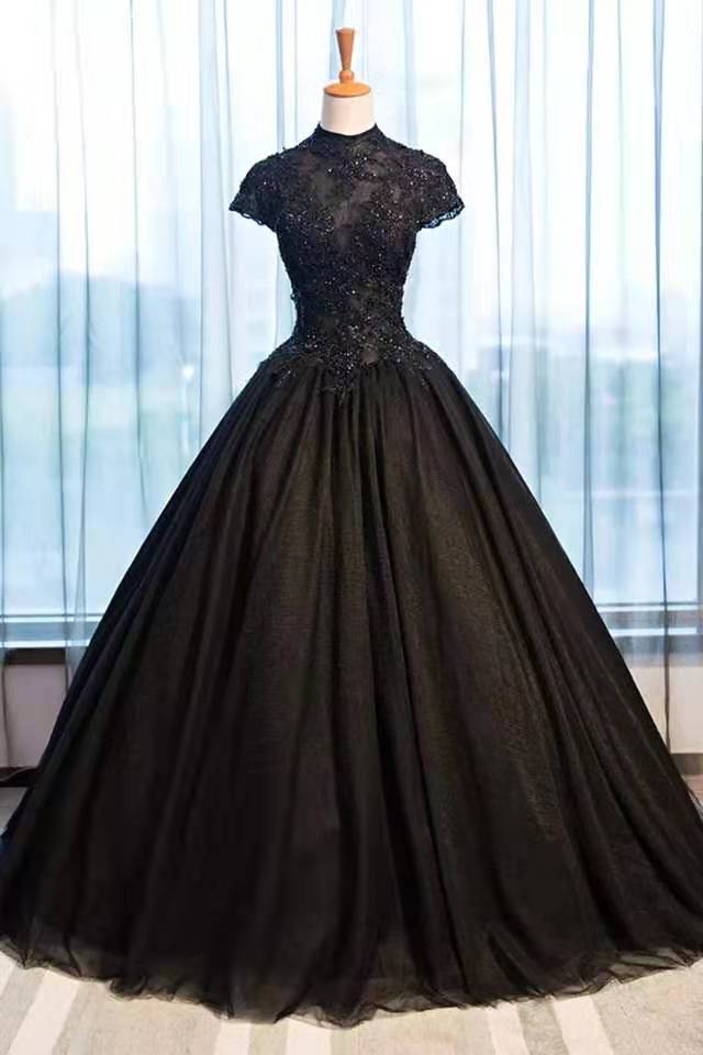 Elegant Black Lace Skirt
