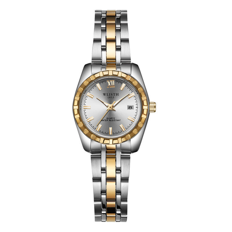 Couple Steel Band Watch