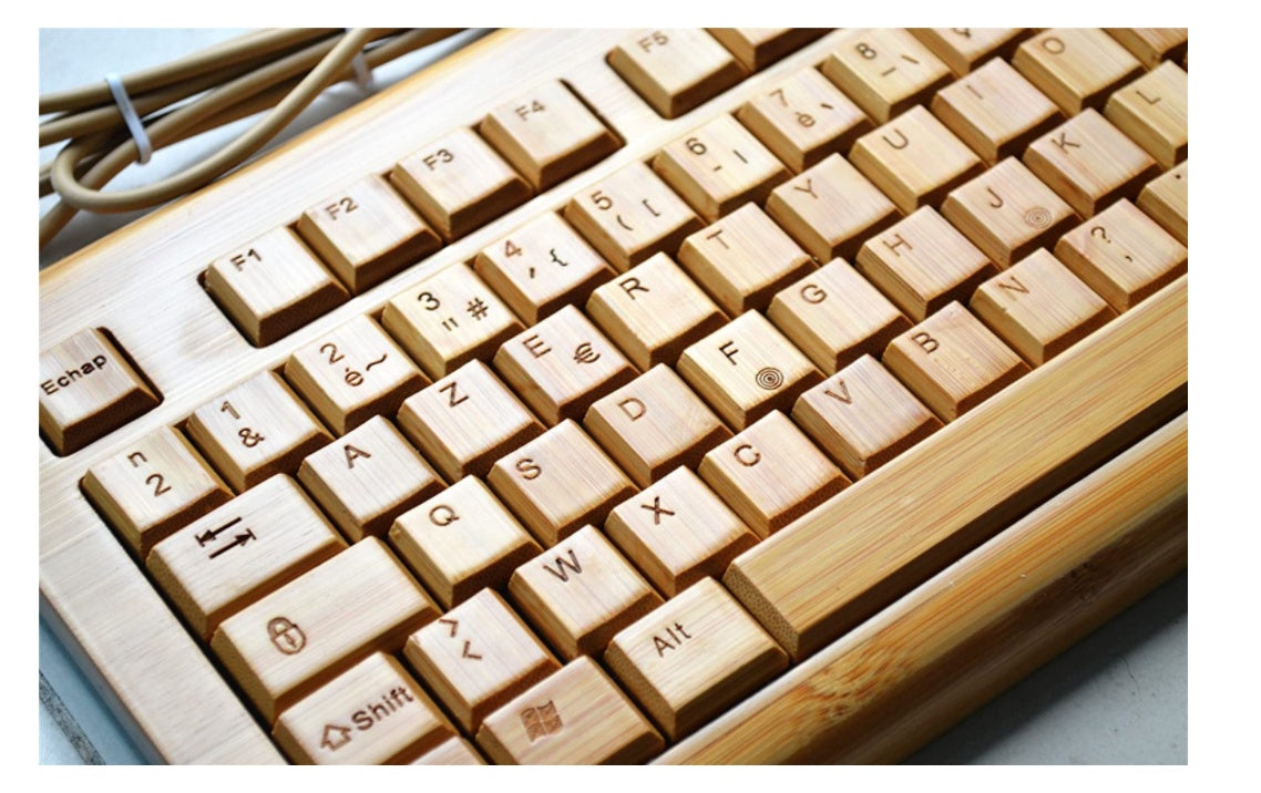 Bamboo Keyboard & Mouse Set