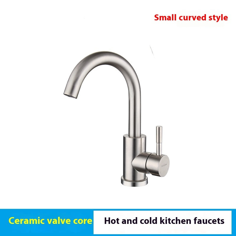 Rotatable Stainless Steel Faucet