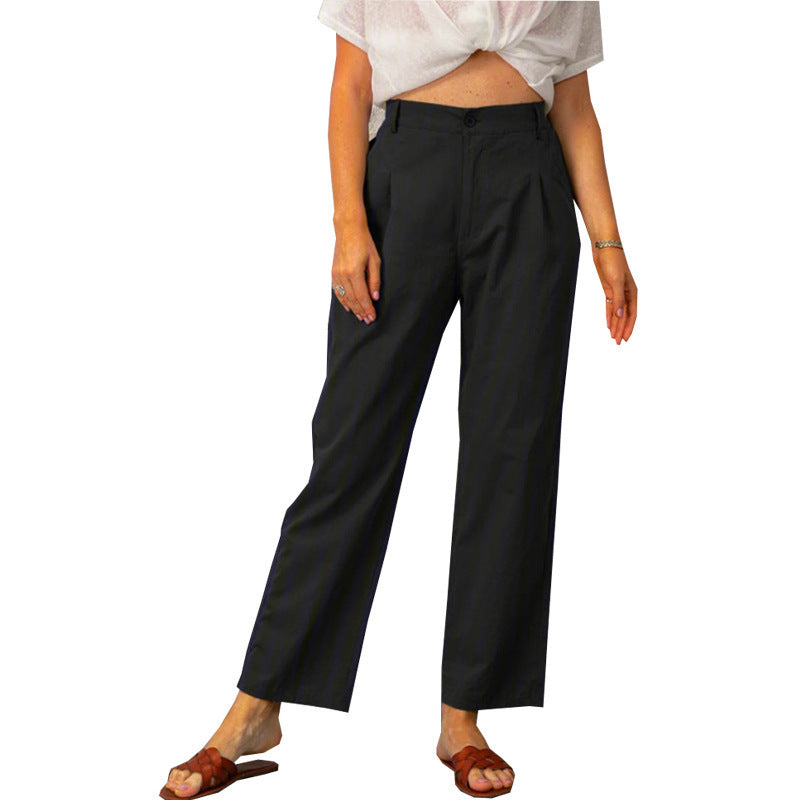 High Waist Loose Trousers