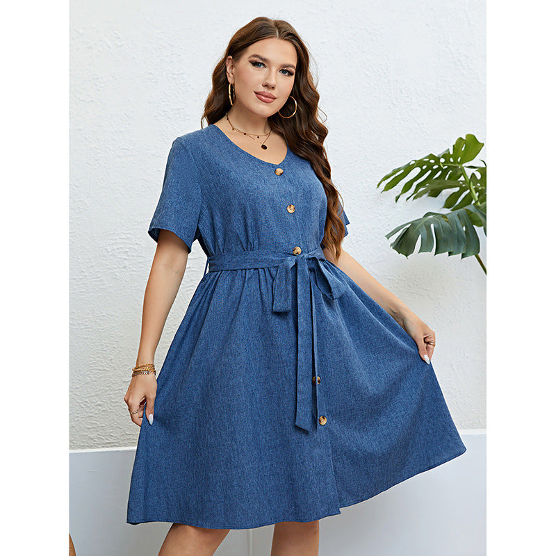 Waist-controlled Summer Dress