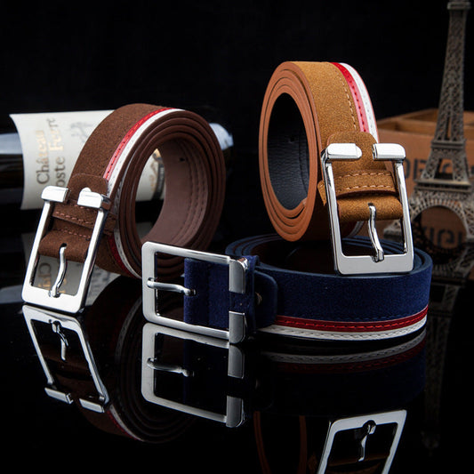 Men's Alloy Pin Buckle Belt