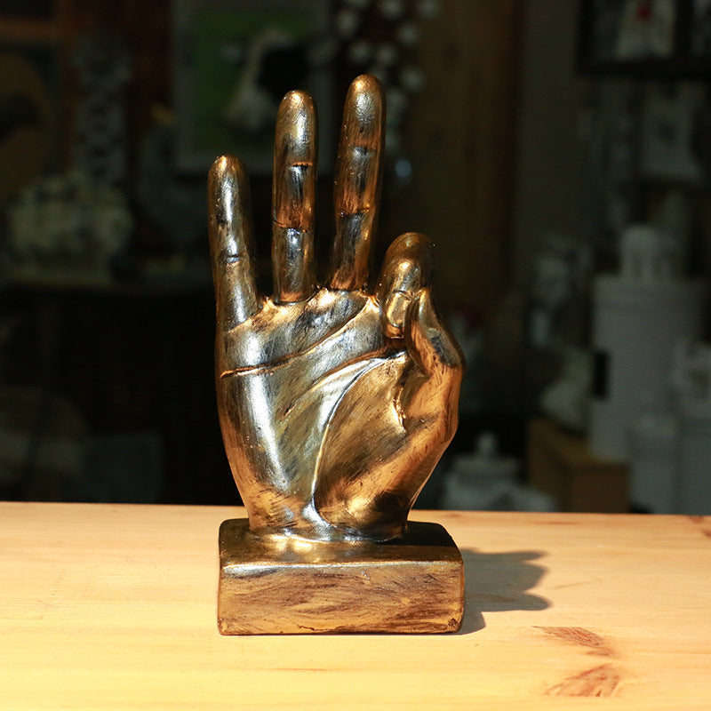 Resin Hand Gesture Decor