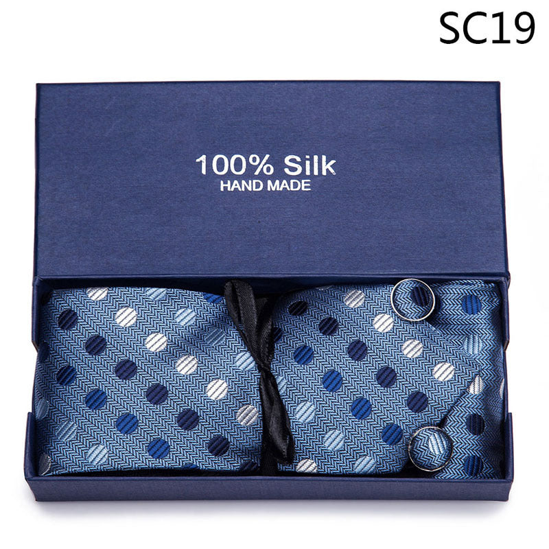 Men's Business Formal Tie Set