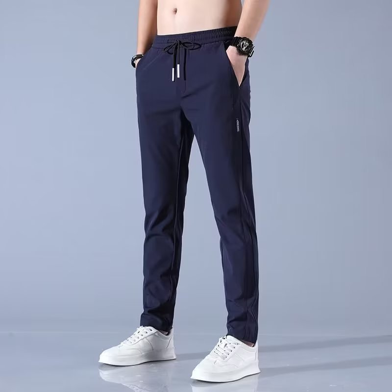 Men's Ice Silk Straight Pants