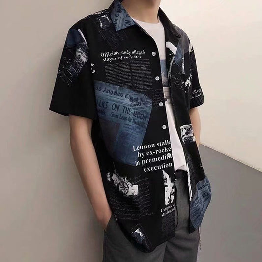 Men's Long Sleeve Shirt Spring Autumn