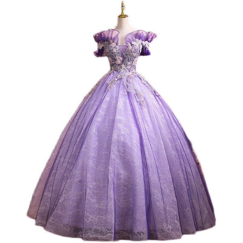 Elegant Solo Performance Dress