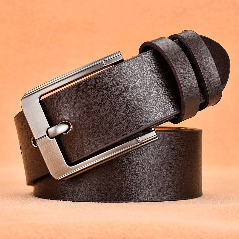 Leather Pin Buckle Casual Belt
