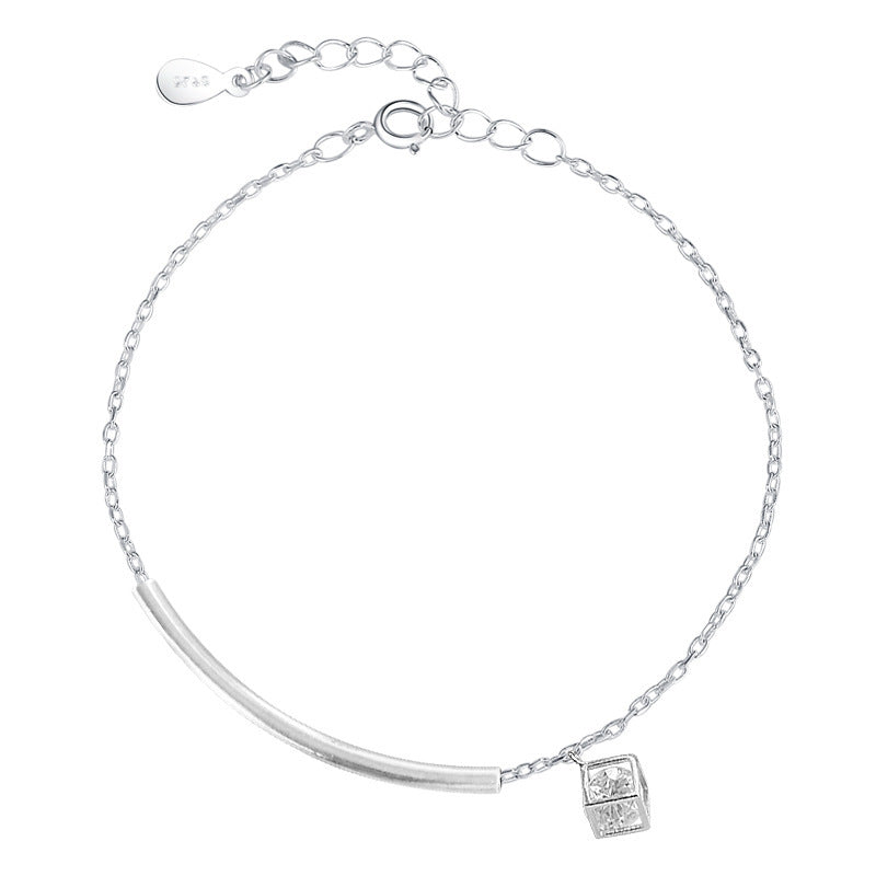 S925 Silver Rubik’s Cube Necklace