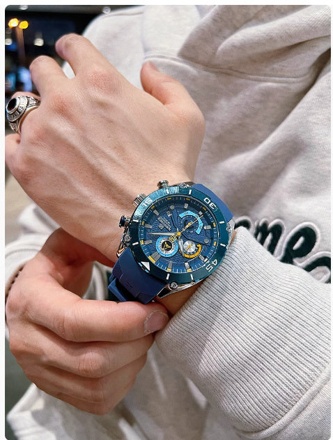 Youth Outdoor Sports Silicone Waterproof Watch