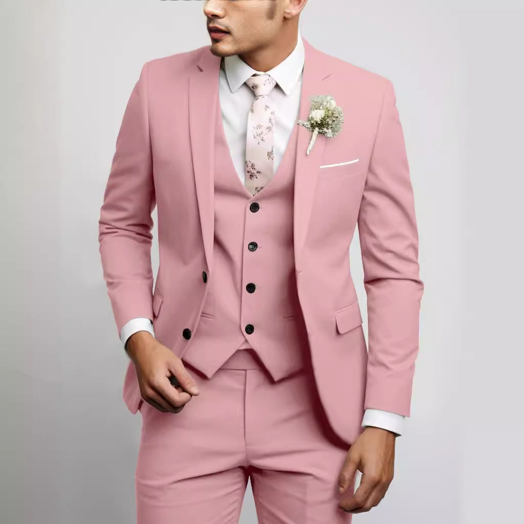 Men's Two-Button Versatile Suit Set