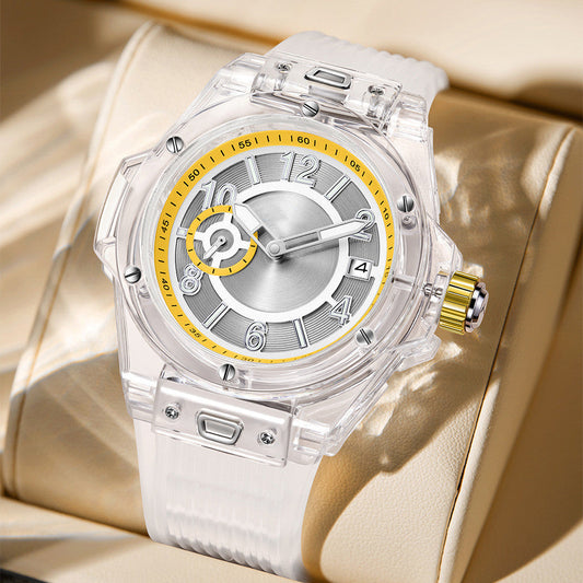 Transparent Luminous Waterproof Watch