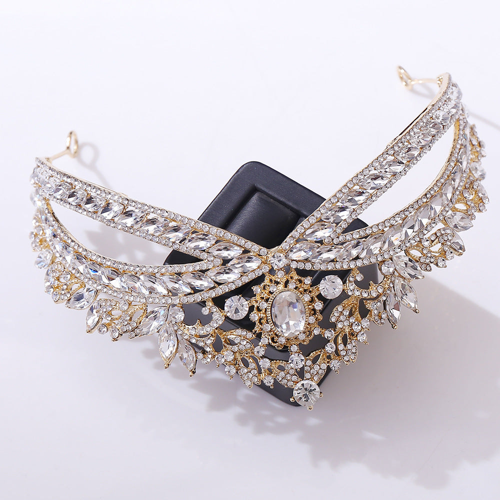 Wedding Bridal Rhinestone Crown Accessory