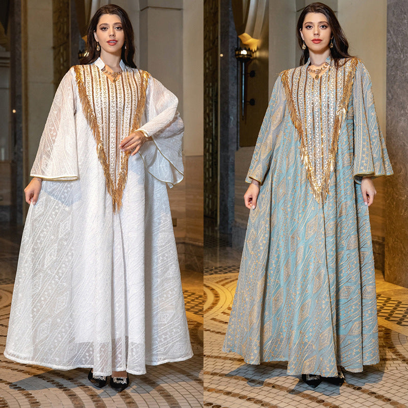 Dubai Embroidered Evening Dress