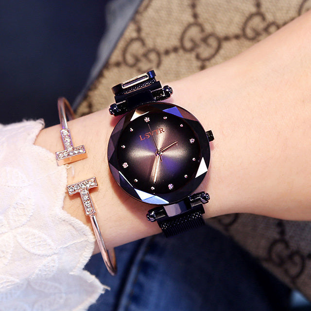Rose Gold Diamond Starry Sky Watch