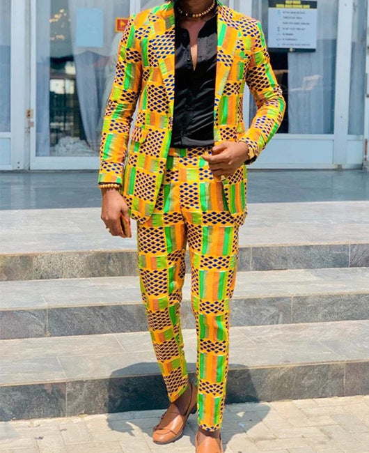 Two-piece Digital Printed Suit