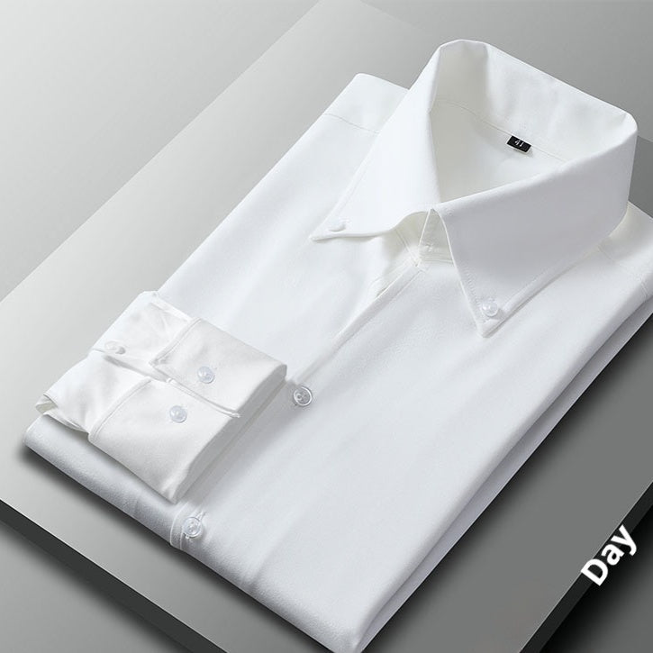 Men’s Long Sleeve Business Slim Shirt