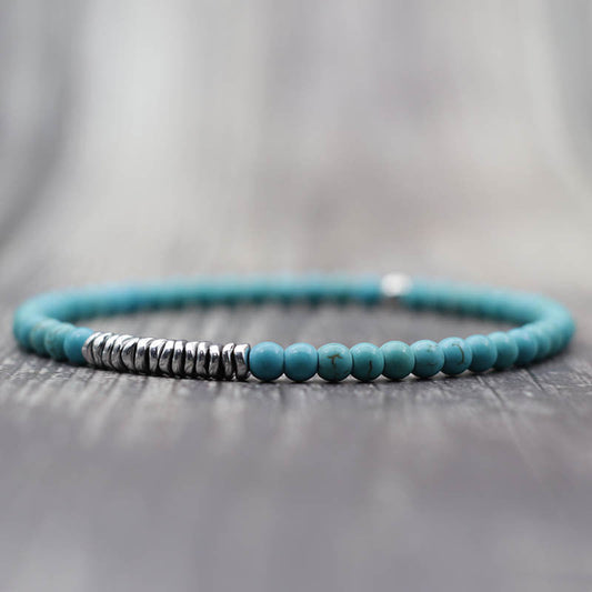 S925 Silver Natural Stone Bracelet