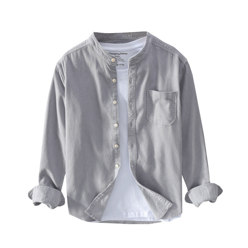 Men's Corduroy Long Sleeve Shirt