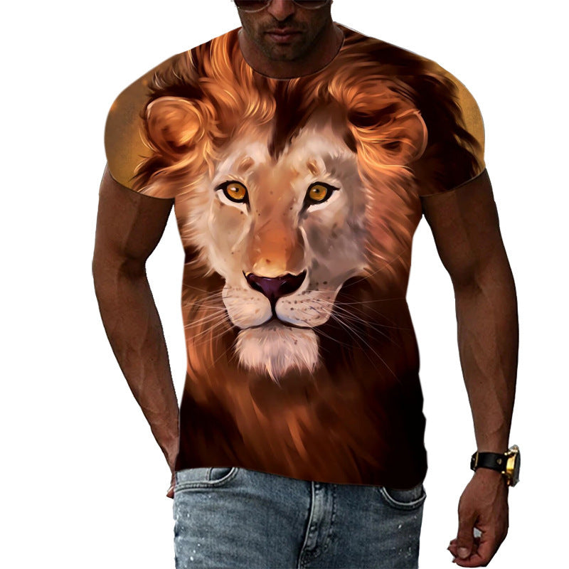 Men's Mesh Cartoon Anime T-shirt