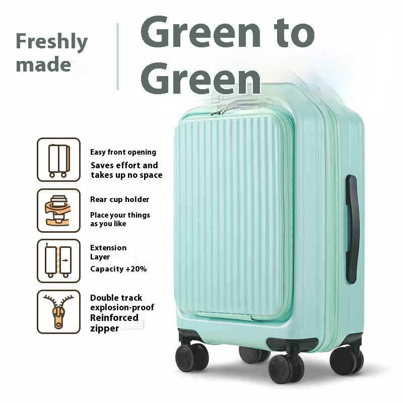 Expandable Multi Lever 20-Inch Suitcase