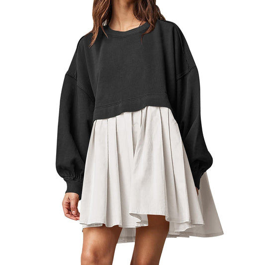 Autumn Chill Sweatshirt Dress