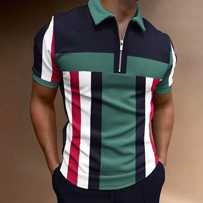 POLO Lapel 3D Pattern Top