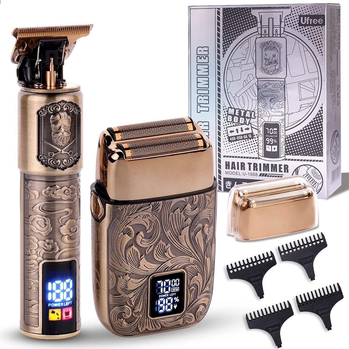 Digital Display Multi Shaver Set